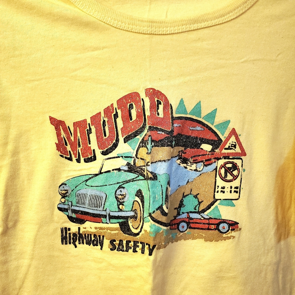 New Girls Mudd designer graphic T Shirt size large